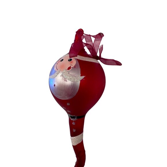 Santa Hand Painted Holiday Christmas Ornament Decor - Picture 4 of 7